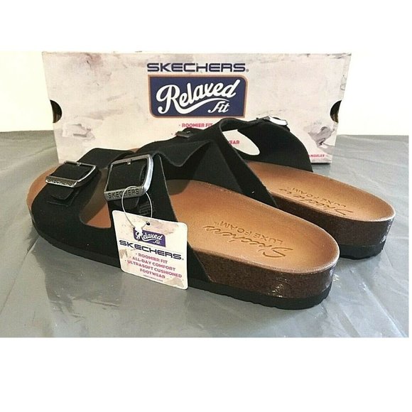 skechers relaxed fit with luxe foam sandals